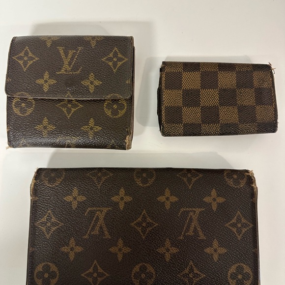 Authentic Vintage Louis Vuitton Monogram Wallet/Damier ebene Key Holder Bundle - Picture 12 of 12